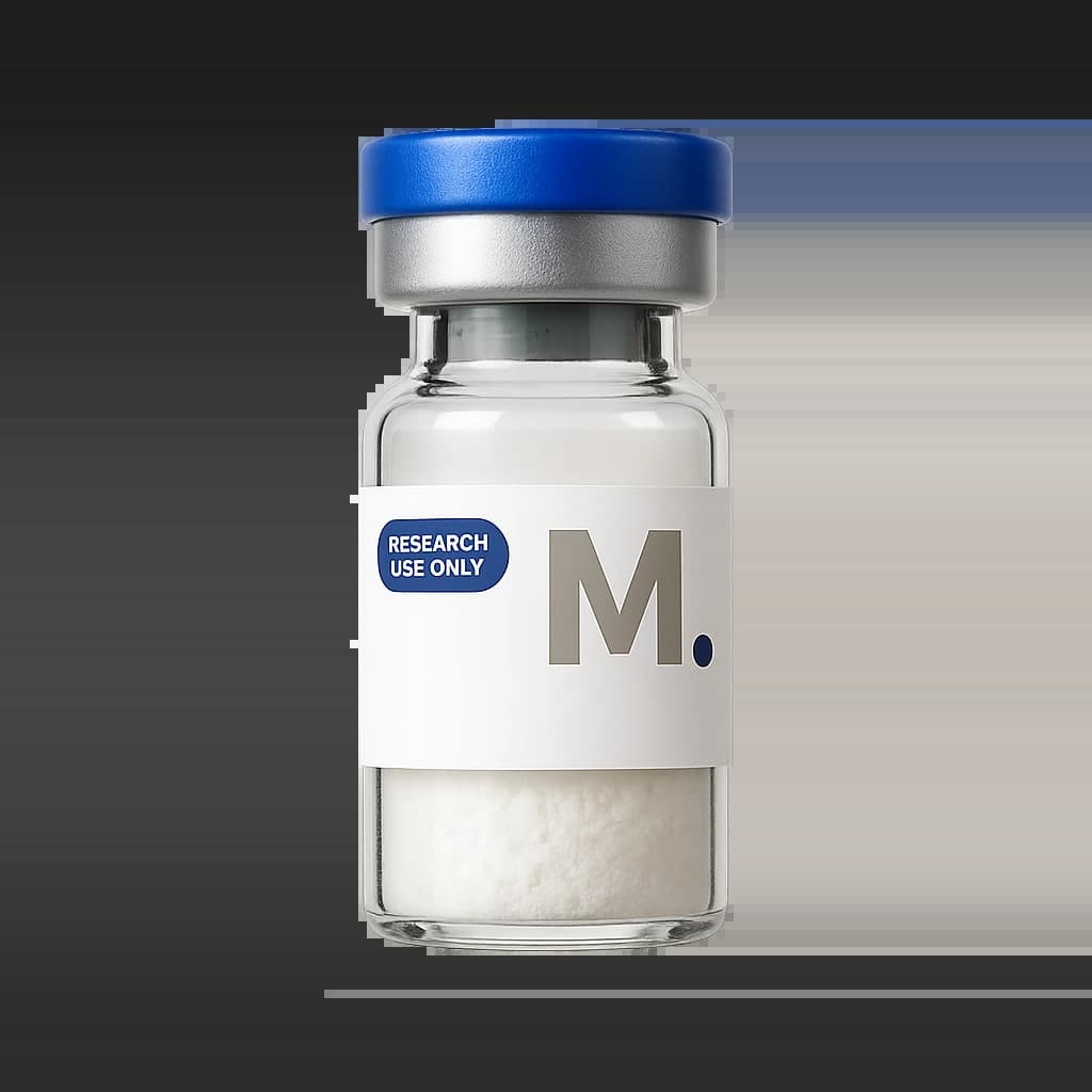 Merit BPC + TB vial — transparent label, lyophilized